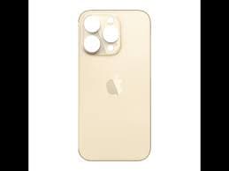 Задняя крышка для iPhone 14 Pro (золото) с широким отверстием, артикул 02493 — запчасть GSM28.RU