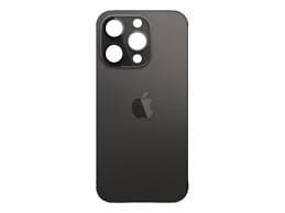 Задняя крышка для iPhone 14 Pro Max (черный) с широким отверстием, артикул 02496 — запчасть GSM28.RU