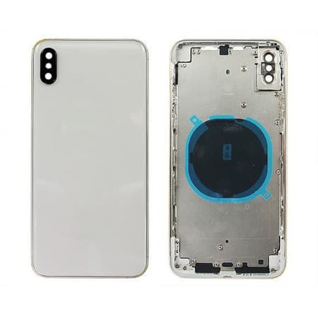Задняя крышка (корпус) для Iphone XS (белый), артикул 02573 — запчасть GSM28.RU