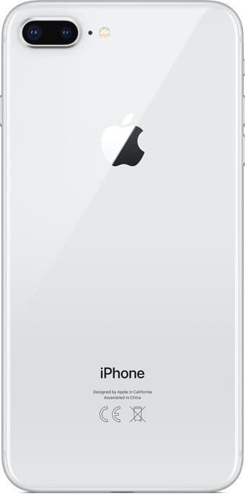 Задняя крышка (корпус) для Iphone 8 Plus (белый), артикул 02575 — запчасть GSM28.RU