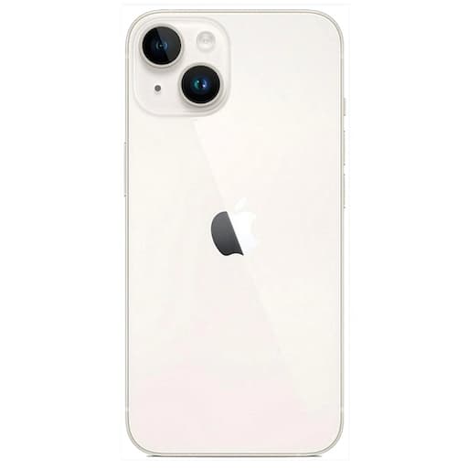 Задняя крышка (корпус) для Iphone 14 (белый), артикул 02588 — запчасть GSM28.RU