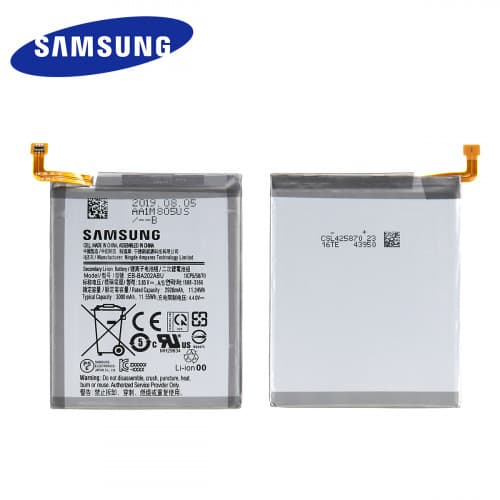 Аккумулятор для Samsung A202 Galaxy A20e / A102 Galaxy A10e (EB-BA202ABU), артикул 02609 — запчасть GSM28.RU