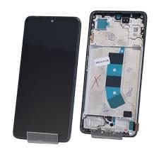 Дисплей для Xiaomi Redmi Note 13 4G (23129RAA4G) в рамке + тачскрин (черный) (OLED), артикул 02735 — запчасть GSM28.RU
