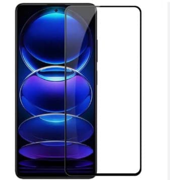 Защитное стекло 5D с полной проклейкой на Xiaomi Redmi Note 13 Pro 4G Черное, артикул 02740 — запчасть GSM28.RU