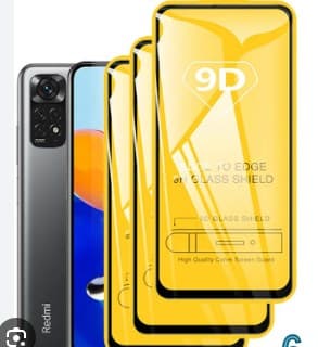 Защитное стекло 5D с полной проклейкой на Xiaomi Redmi Note 13 / Note 14 Черное, артикул 02741 — запчасть GSM28.RU