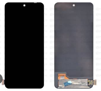 Дисплей для Xiaomi Redmi Note 12 / Poco X5 4G / 5G в рамке + тачскрин (черный) (OLED), артикул 02862 — запчасть GSM28.RU