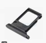 Держатель сим для iPhone 11 (черный), артикул 02953 — запчасть GSM28.RU