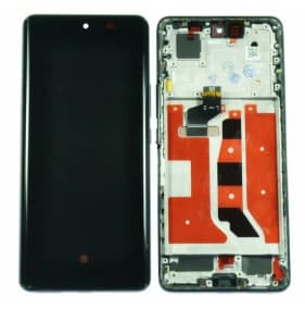 Дисплей для Honor 50 в рамке + тачскрин (черный) Оригинал, артикул 02975 — запчасть GSM28.RU