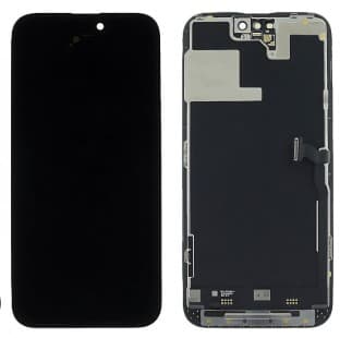 Дисплей для iPhone 14 Pro Max + тачскрин черный с рамкой (OLED), артикул 02977 — запчасть GSM28.RU