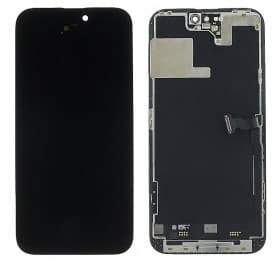 Дисплей для iPhone 14 Pro Max + тачскрин черный с рамкой Оригинал, артикул 02982 — запчасть GSM28.RU