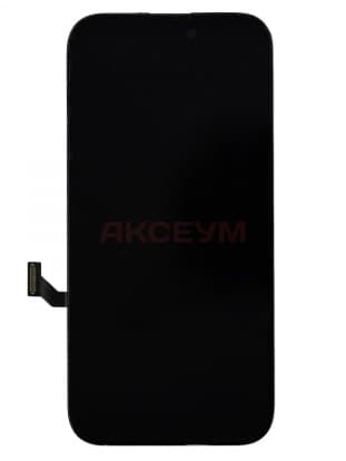 Дисплей для iPhone 15 + тачскрин черный с рамкой (OLED), артикул 02988 — запчасть GSM28.RU