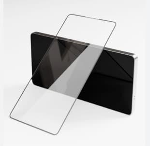 Защитное стекло 5D с полной проклейкой на Samsung S25 Ultra Черное, артикул 03002 — запчасть GSM28.RU