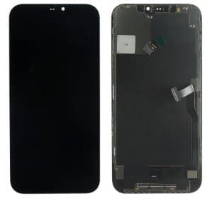 Дисплей для iPhone 12 Pro Max + тачскрин черный с рамкой HARD OLED, артикул 03016 — запчасть GSM28.RU