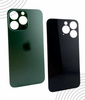 Задняя крышка для iPhone 13 Pro (зеленый) с широким отверстием, артикул 03076 — запчасть GSM28.RU