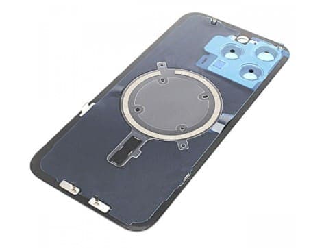 Задняя крышка для iPhone 15 Pro Max (голубой) с широким отверстием, артикул 03092 — запчасть GSM28.RU