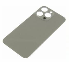 Задняя крышка для iPhone 15 Pro Max (серый) с широким отверстием, артикул 03093 — запчасть GSM28.RU