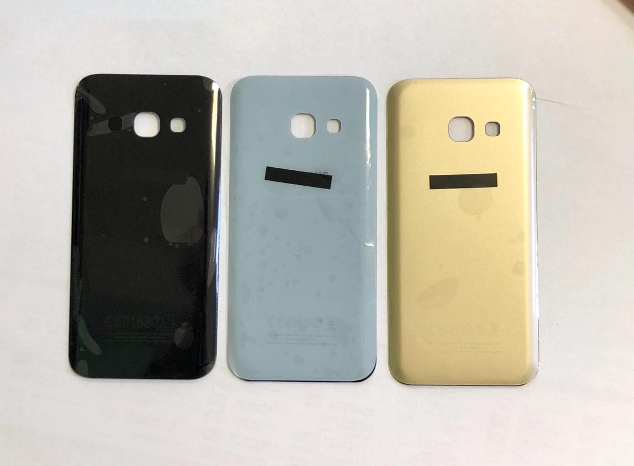Задняя крышка для Samsung A320 Galaxy A3 (2017) (золото), артикул 00366 — запчасть GSM28.RU