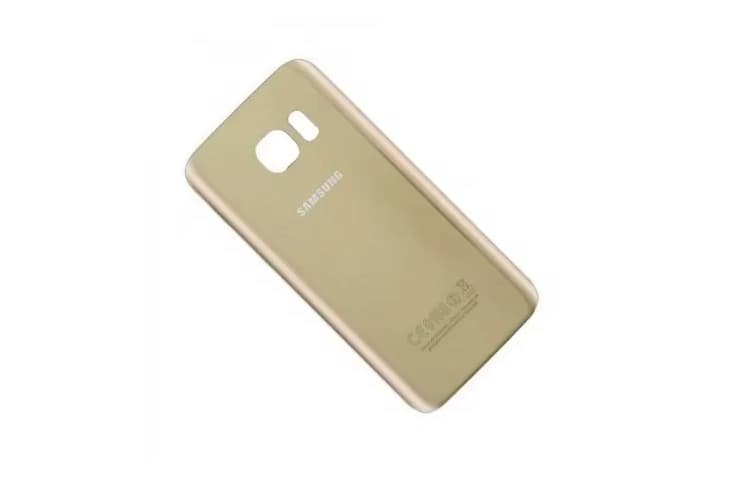 Задняя крышка для Samsung G930F Galaxy S7 (золото), артикул 00368 — запчасть GSM28.RU