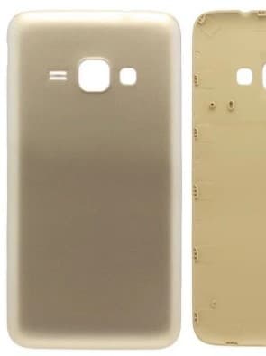 Задняя крышка для Samsung J120 Galaxy J1 (2016) (золото), артикул 00379 — запчасть GSM28.RU