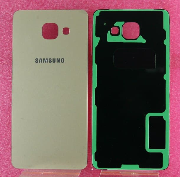 Задняя крышка для Samsung A510 Galaxy A5 (2016) (золото) ориг, артикул 00393 — запчасть GSM28.RU