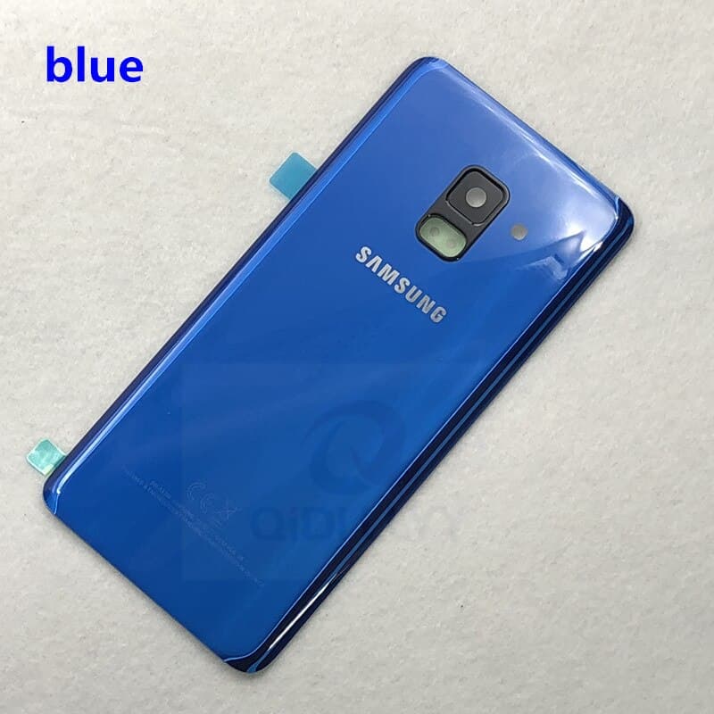 Задняя крышка для Samsung A730 Galaxy A8 Plus (2018) (синий), артикул 00406 — запчасть GSM28.RU