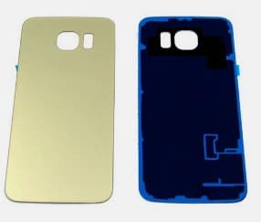 Задняя крышка для Samsung G920 Galaxy S6 (золото) ориг, артикул 00412 — запчасть GSM28.RU
