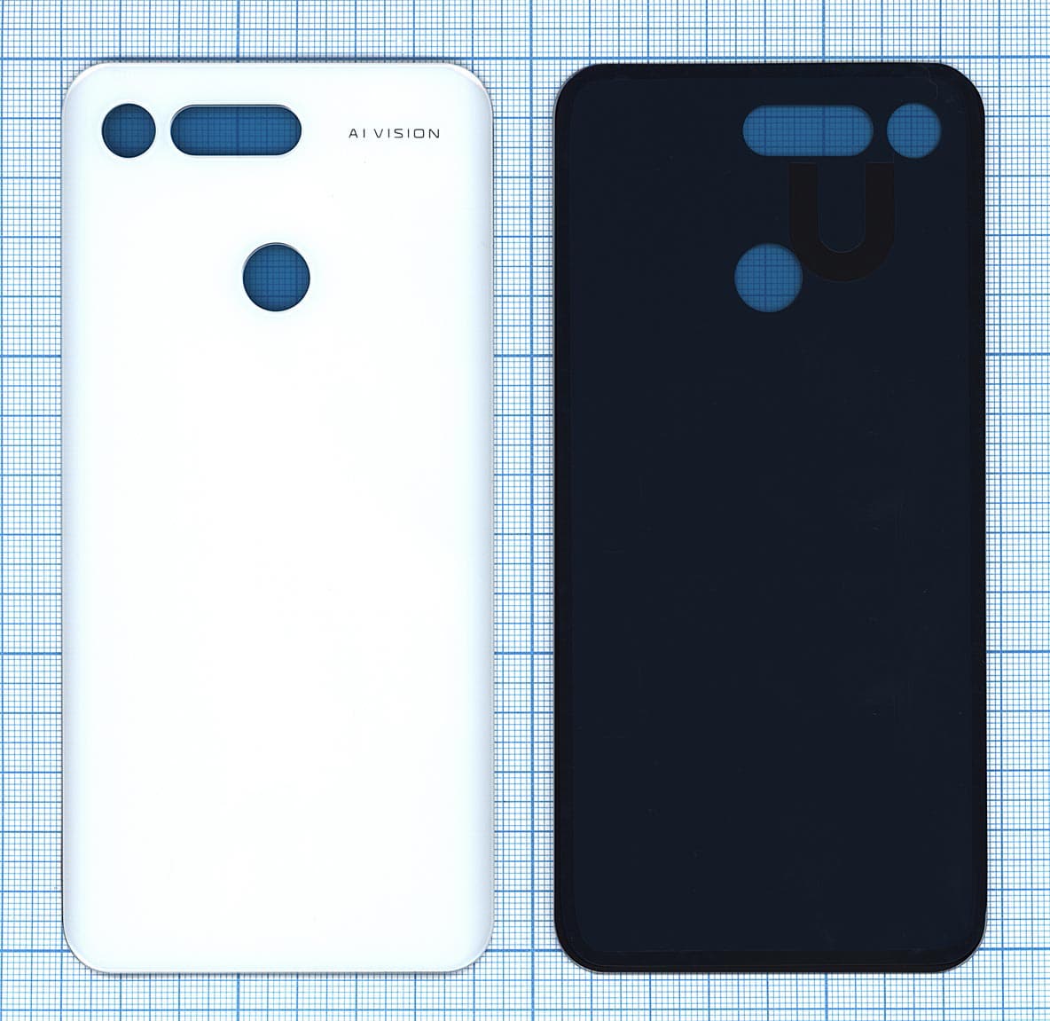 Задняя крышка для Huawei Honow View 20 (белый), артикул 00457 — запчасть GSM28.RU
