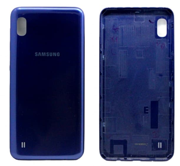 Задняя крышка для Samsung A105F Galaxy A10 (синий), артикул 00468 — запчасть GSM28.RU
