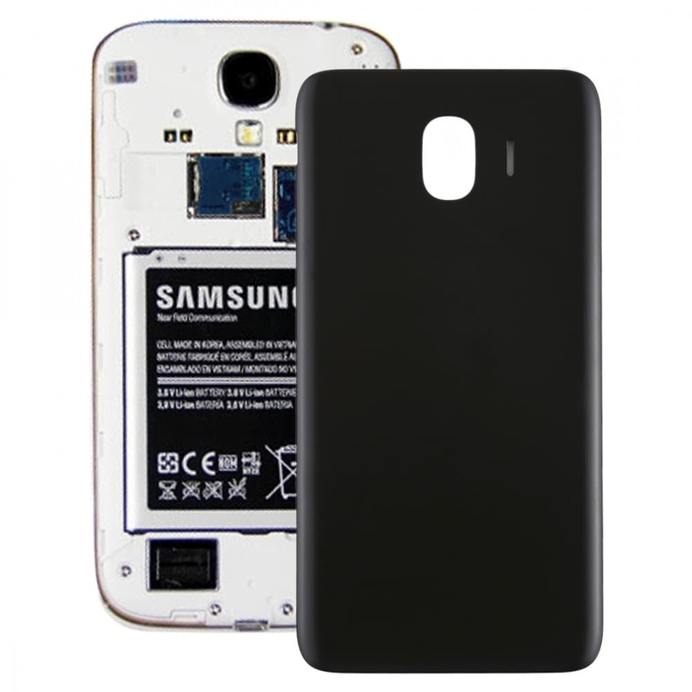 Задняя крышка для Samsung J400 Galaxy J4 (2018) (черный), артикул 00484 — запчасть GSM28.RU