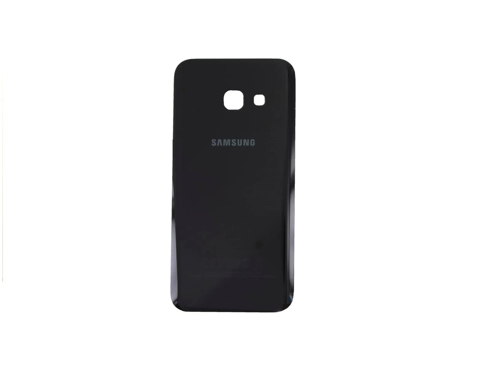 Задняя крышка для Samsung A320 Galaxy A3 (2017) (черный), артикул 00498 — запчасть GSM28.RU