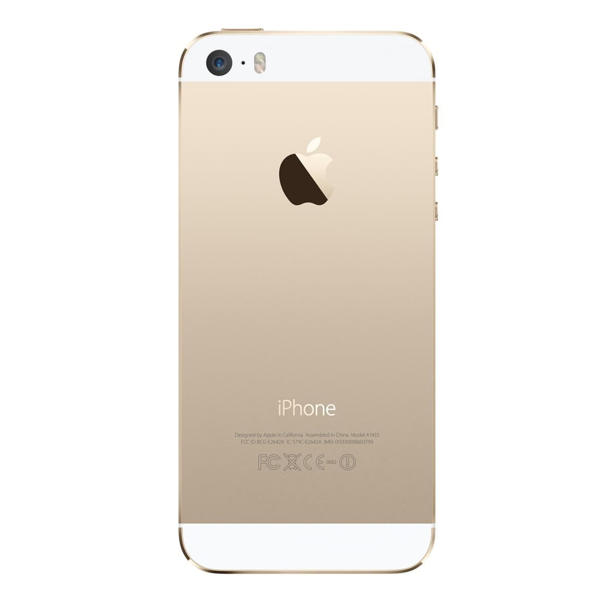 Задняя крышка (корпус) для Iphone 5S (золото), артикул 00507 — запчасть GSM28.RU