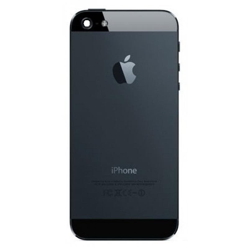 Задняя крышка (корпус) для Iphone 5S (черный), артикул 00509 — запчасть GSM28.RU