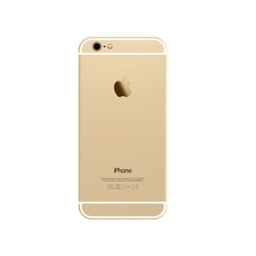 Задняя крышка (корпус) для Iphone 6 (золото), артикул 00518 — запчасть GSM28.RU
