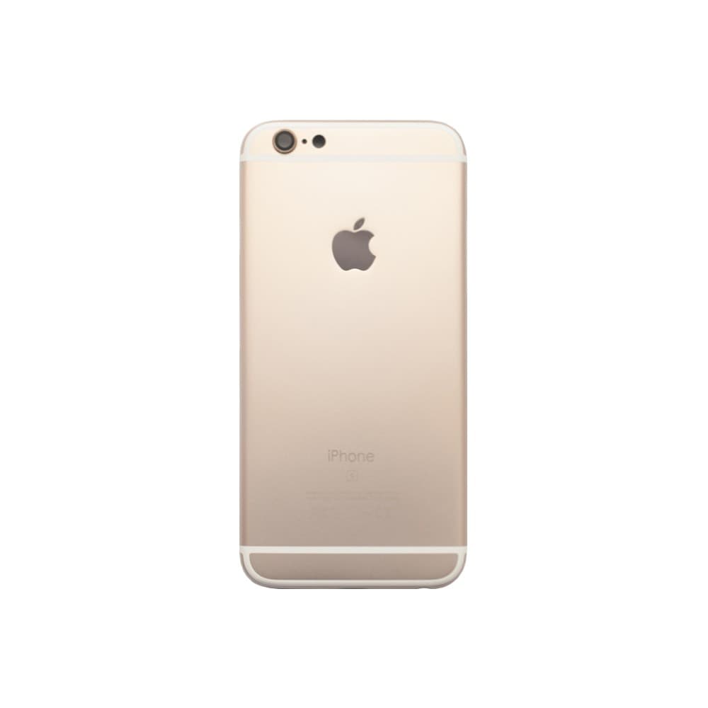 Задняя крышка (корпус) для Iphone 6s (золото), артикул 00519 — запчасть GSM28.RU