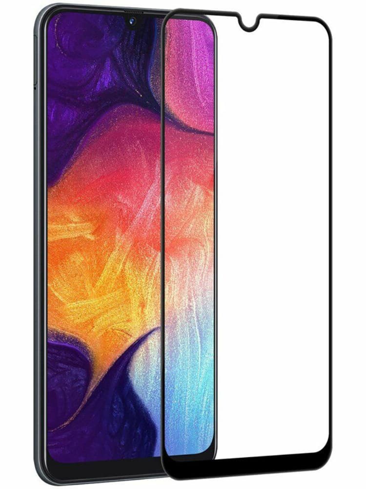 Защитное стекло 5D с полной проклейкой на Samsung A20 / A30 / A30S / A40S / A50 / A31 / A32 / A50S / M215 / M315 / M305 / M307 Galaxy M21 / M31 / M30 / M30s (2020) чёрное, артикул 00552 — запчасть GSM28.RU