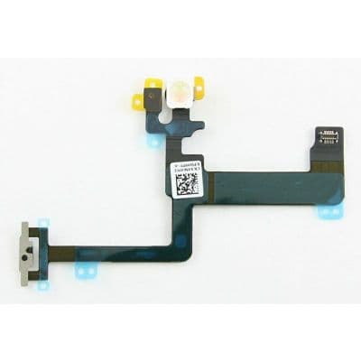 Шлейф для iPhone 6 Plus + кнопка вкл + микрофон, артикул 00607 — запчасть GSM28.RU