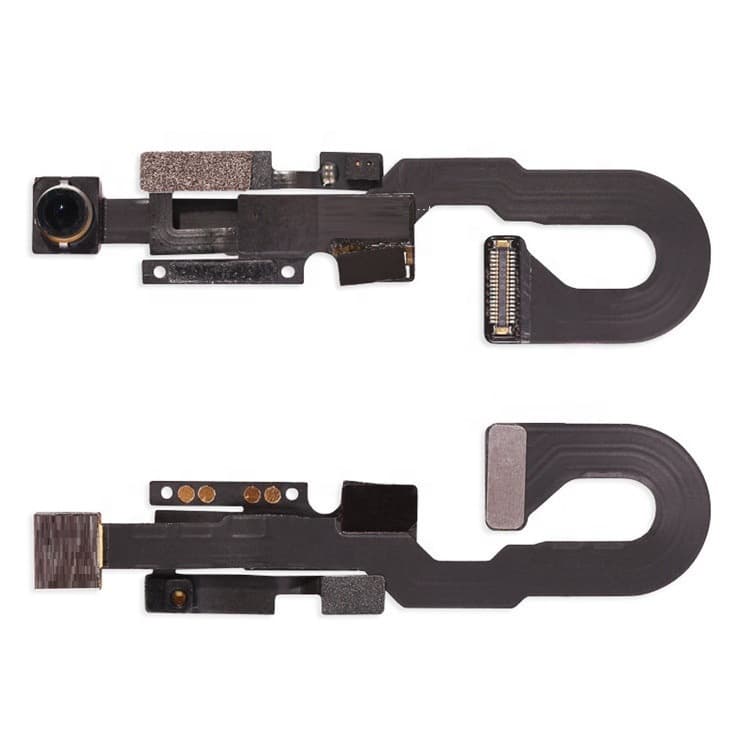 Шлейф для iPhone 7 + светочувствительный элемент + фронтальная камера (в сборе), артикул 00685 — запчасть GSM28.RU
