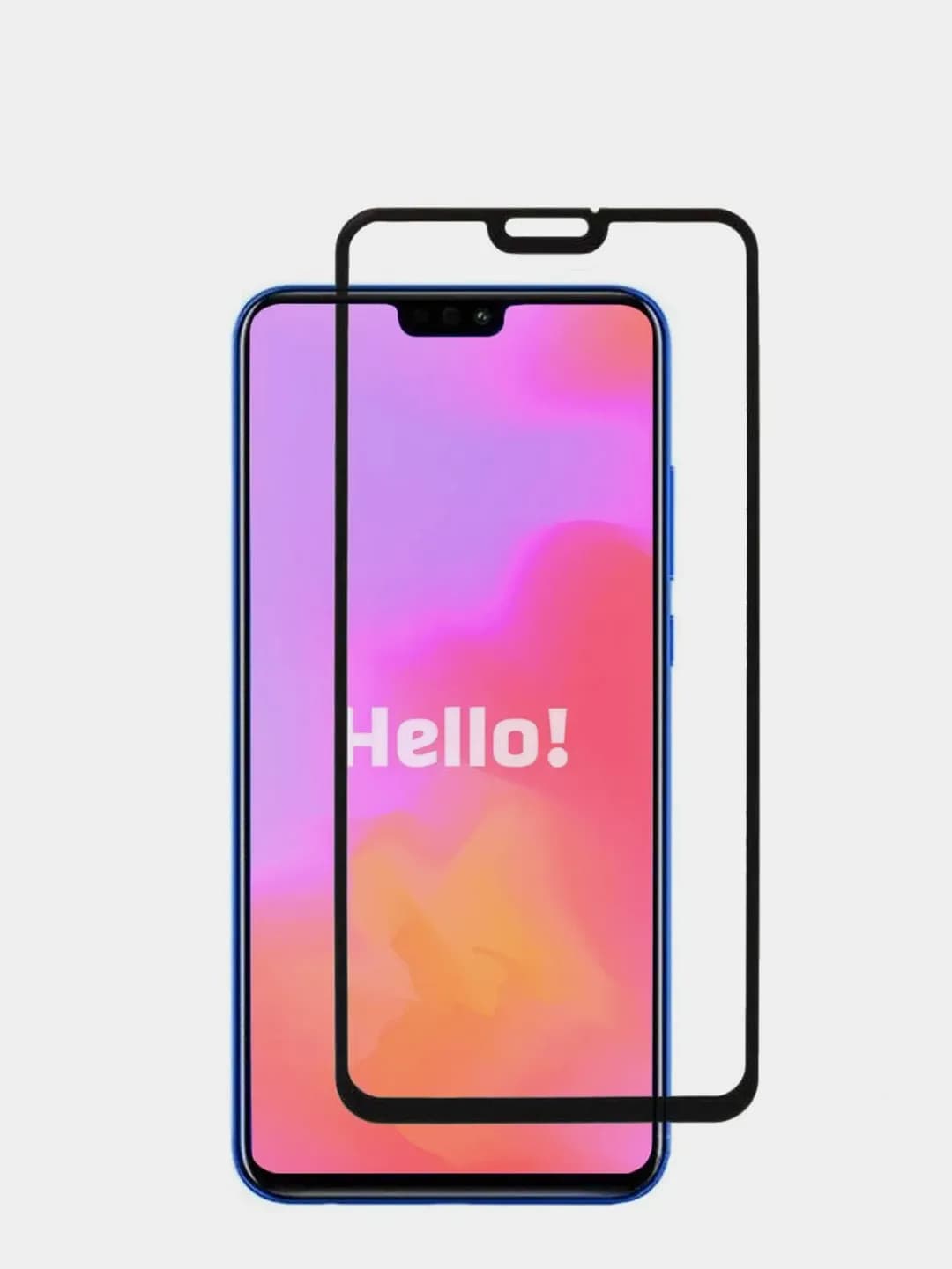 Защитное стекло 5D с полной проклейкой на Huawei Honor Play / Nova 3 / Nova 3i Прозрачное, артикул 00688 — запчасть GSM28.RU