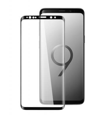 Защитное стекло 5D с полной проклейкой на Samsung S8 / S9 Черное, артикул 00760 — запчасть GSM28.RU