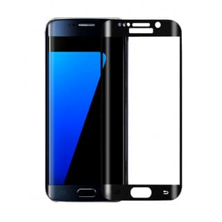 Защитное стекло 5D с полной проклейкой на Samsung S7 Plus Черное, артикул 00767 — запчасть GSM28.RU