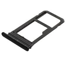 Держатель сим для Samsung G950F/G955F Galaxy S8/S8 Plus (Double sim) (черный), артикул 00805 — запчасть GSM28.RU