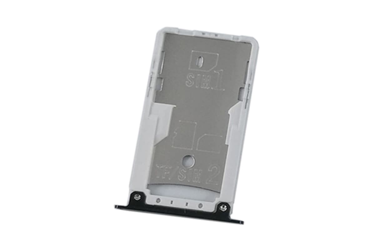 Держатель сим для Xiaomi Redmi 4X/Note 4 (черный), артикул 00827 — запчасть GSM28.RU