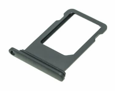 Держатель сим для iPhone 8 Plus (черный), артикул 00833 — запчасть GSM28.RU