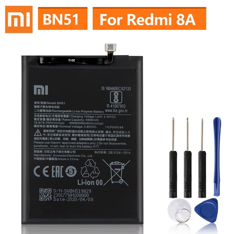 Аккумулятор для Xiaomi Redmi 8 / 8A (BN51), артикул 00985 — запчасть GSM28.RU