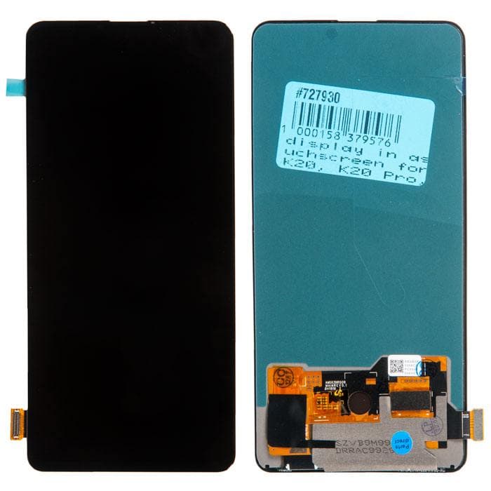 Дисплей для Xiaomi Mi 9T / Mi 9T Pro / Mi 9 Pro / Redmi K20 / K20 Pro + тачскрин (черный) OLED, артикул 01005 — запчасть GSM28.RU