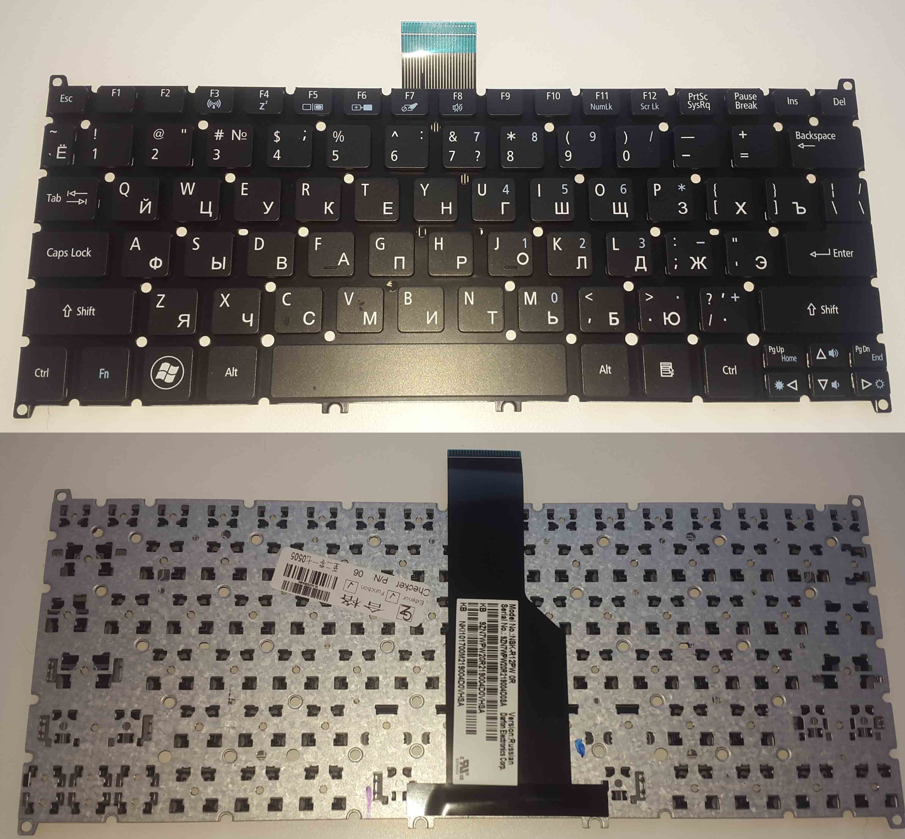 Клавиатура для ноутбука Acer ONE B113 725 726, артикул 01074 — запчасть GSM28.RU