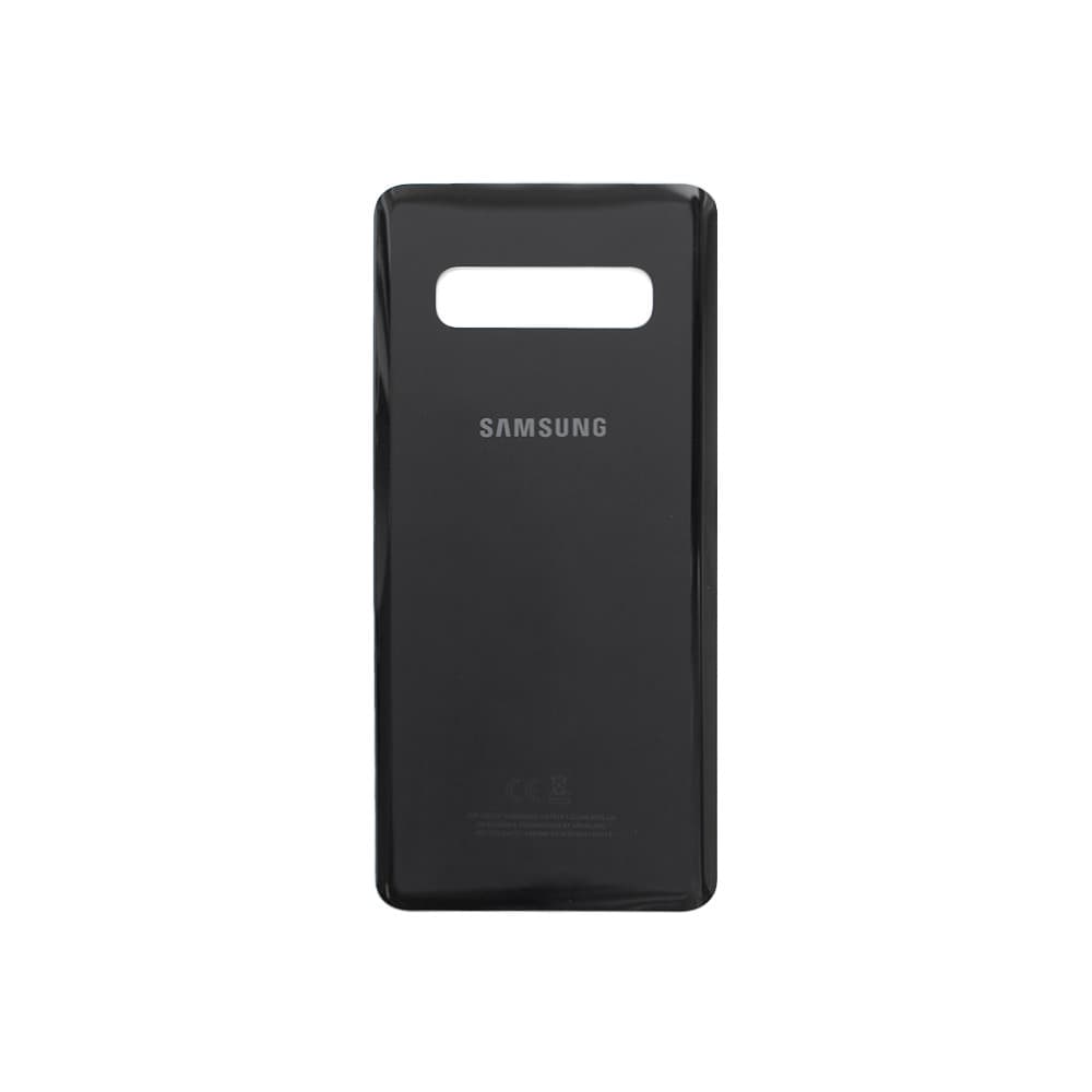 Задняя крышка для Samsung G975 Galaxy S10 Plus (черный), артикул 01169 — запчасть GSM28.RU