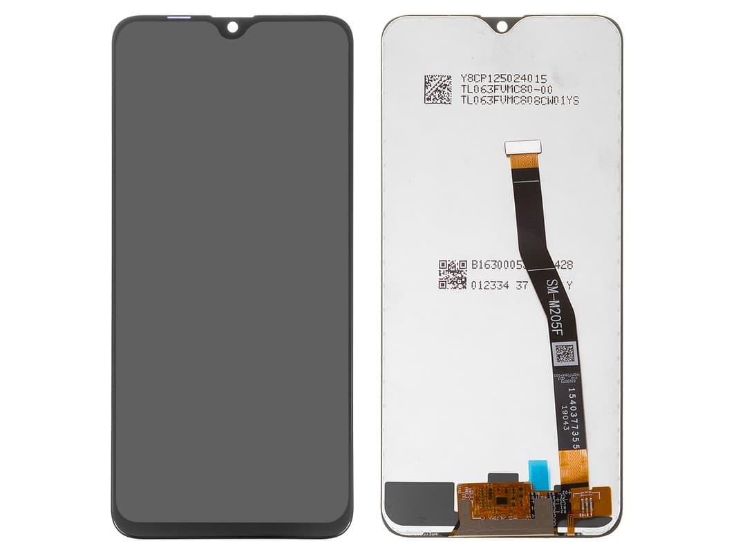 Дисплей для Samsung M205F Galaxy M20 + тачскрин (черный) Оригинал, артикул 01267 — запчасть GSM28.RU