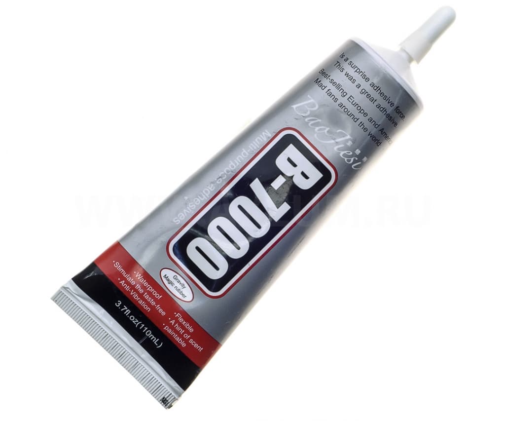 Клей B7000 прозрачный 110ml, артикул 01292 — запчасть GSM28.RU