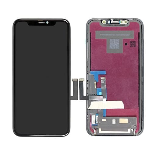 Дисплей для iPhone 11 + тачскрин черный с рамкой In-Cell, артикул 01373 — запчасть GSM28.RU